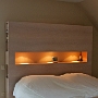 Achterwand bed bedombouw met opbergruimte