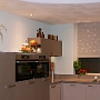 Keuken in taupe beige en betonlook
